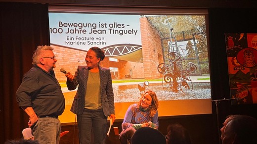 Bild von Volles Haus für Jean Tinguely im Barakuba Basel