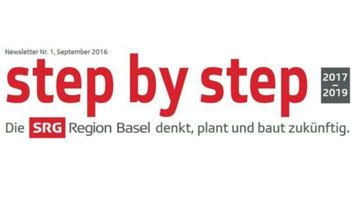 Bild von Newsletter «step by step» zum SRF-Studio in Basel