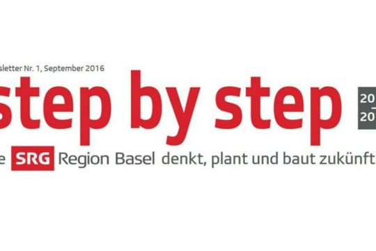 Bild von Newsletter «step by step» zum SRF-Studio in Basel