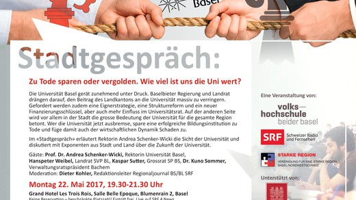 Bild von «Stadtgespräch»: Wie viel ist uns die Uni wert?